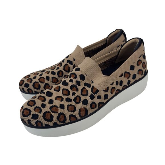 Traq by Alegria Mystic Womens Slip-On Leopard Print Slip On Shoes Size 41 - Picture 2 of 16